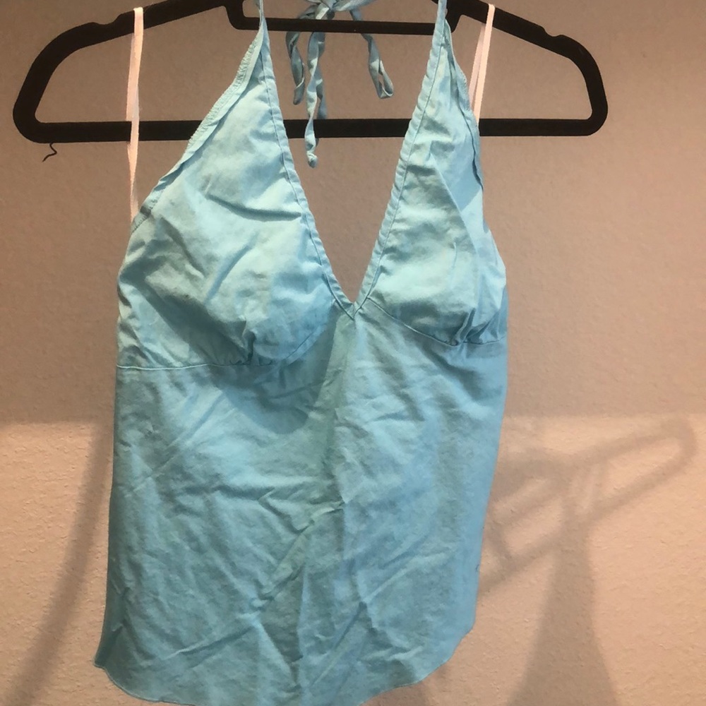 Tank Top, Low Back, Small Slits On the Sides